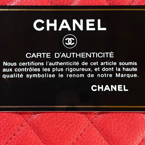 CHANEL QUILTED LEATHER WALLET COA BOX CLOTH - Picture 16 of 16